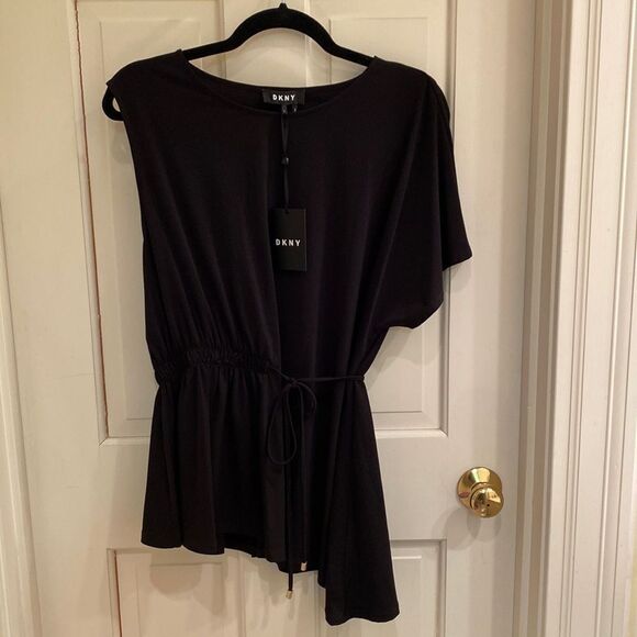 Dkny Tops - NWT DKNY "City Safari" Asymetrical Blouse